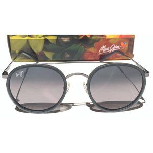 Brand New - Maui Jim Even Keel Gunmetal with Translucent Matte Gray